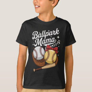 Llpark Mama Sell Softll Mom Sports Mother's Day Mo T-Shirt