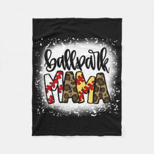 Llpark Mom Mama Sell Softll Mother's Day Bleached Fleece Blanket