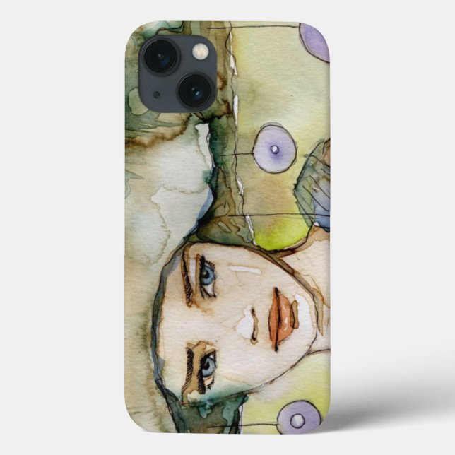 llustration of a beautiful, delicate  girl Case-Mate iPhone case (Back)