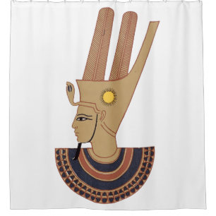 llustration of Antique Hathor Egyptian goddess