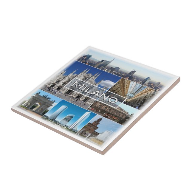 LMD004 MILAN, Milano, cathedral church, Tile (Side)