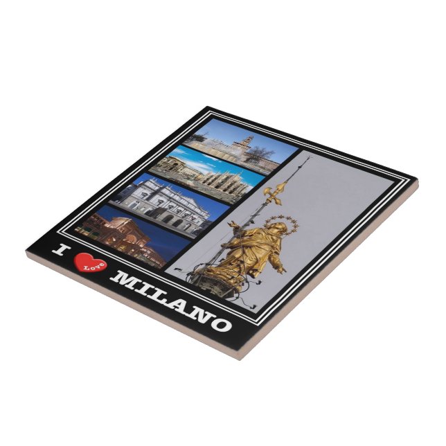 LMD016 MILAN I Love Mosaic, Italy, Tile (Side)