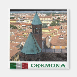 LMD084 CREMONA, Lombardy, Italy, Fridge Magnet