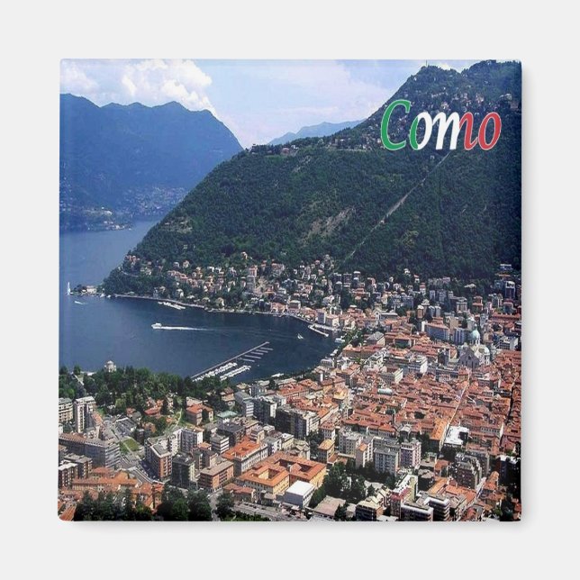LMD093 COMO, Como High, Italy, Fridge Magnet (Front)