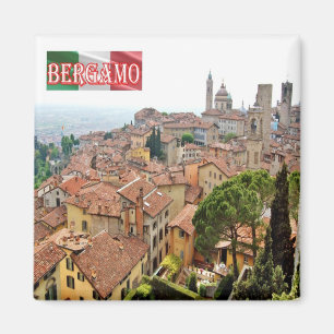 LMD105 BERGAMO high, Lombardy, Italy, Fridge Magnet