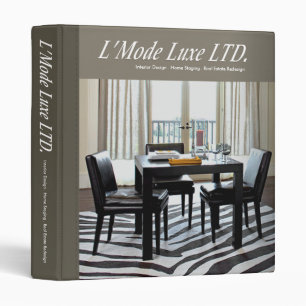 L'Mode Luxe Home Stager Interior Designer Binder