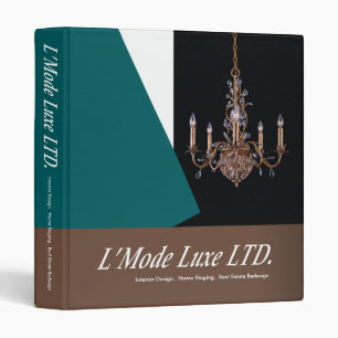 L'Mode Luxe Home Stager Interior Designer Binder