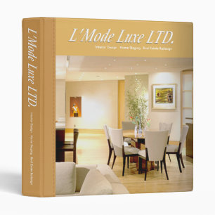 L'Mode Luxe Home Stager Interior Designer Binder