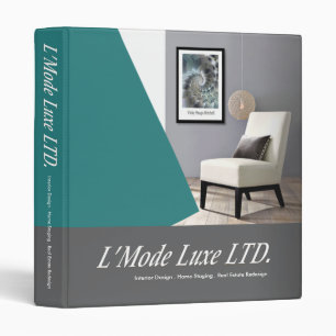 L'Mode Luxe Home Stager Interior Designer Binder