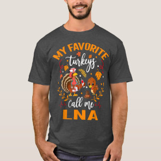LNA One thankful LNA autumn fall turkey LNA THANKF T-Shirt