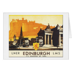 LNER Edinburgh LMS It's Quicker by Rail
