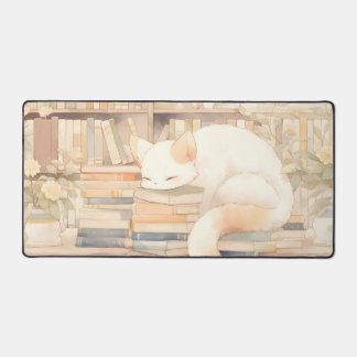 Lo-Fi Cozy Cat Gaming Mousepad Desktop Matt Desk Mat