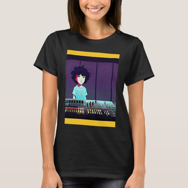 Lo fi hip hop chillhop chill beats aesthetics  114 T-Shirt (Front)