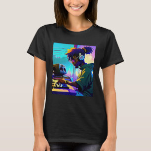 Lo fi hip hop chillhop chill beats aesthetics 12 T-Shirt