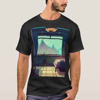 Lo fi hip hop chillhop chill beats aesthetics  144 T-Shirt