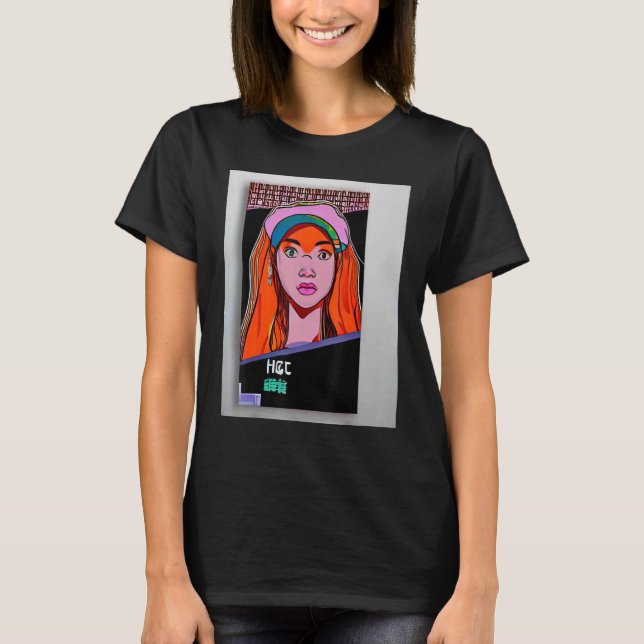 Lo fi hip hop chillhop chill beats design_6 T-Shirt (Front)