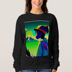Lo fi hip hop chillhop chill beats lofi aesthetics sweatshirt