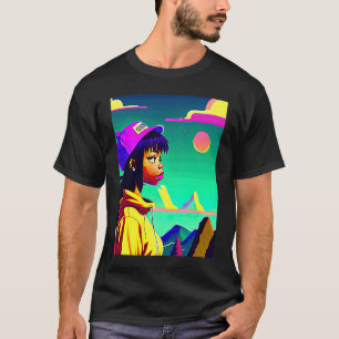 Lo fi hip hop chillhop chill beats lofi aesthetics T-Shirt
