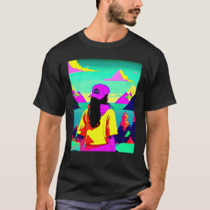 Lo fi hip hop chillhop chill beats lofi aesthetics T-Shirt