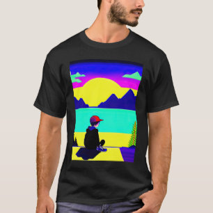Lo fi hip hop chillhop chill beats lofi aesthetics T-Shirt