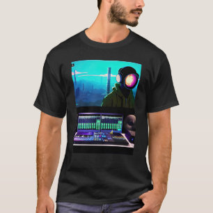Lo fi hip hop chillhop chill beats lofi aesthetics T-Shirt