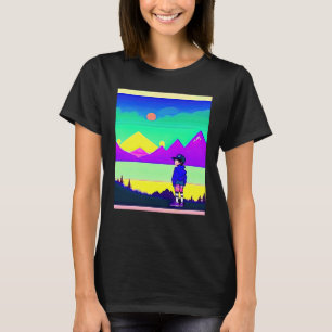 Lo fi hip hop chillhop chill beats lofi aesthetics T-Shirt