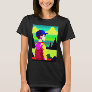 Lo fi hip hop chillhop chill beats lofi aesthetics T-Shirt