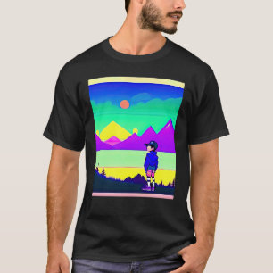Lo fi hip hop chillhop chill beats lofi aesthetics T-Shirt