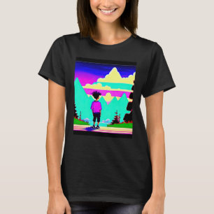 Lo fi hip hop chillhop chill beats lofi aesthetics T-Shirt