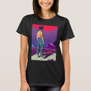 Lo fi hip hop chillhop chill beats lofi aesthetics T-Shirt