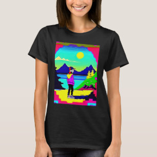 Lo fi hip hop chillhop chill beats lofi aesthetics T-Shirt
