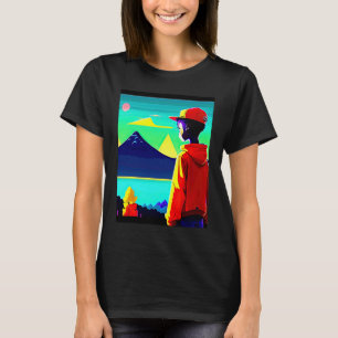 Lo fi hip hop chillhop chill beats lofi aesthetics T-Shirt