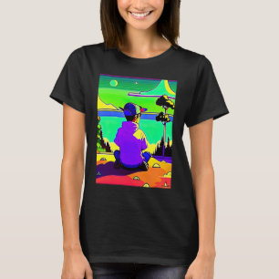 Lo fi hip hop chillhop chill beats lofi aesthetics T-Shirt