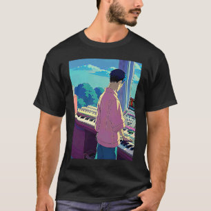 Lo fi hip hop chillhop chill beats lofi aesthetics T-Shirt