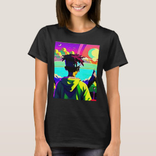 Lo fi hip hop chillhop chill beats lofi aesthetics T-Shirt