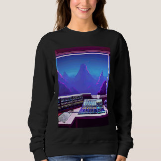 Lo fi hip hop chillhop chill beats studio aestheti sweatshirt