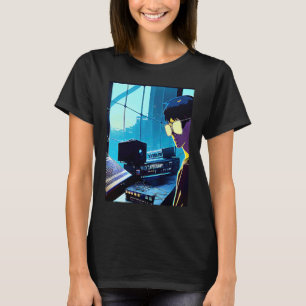 Lo fi hip hop chillhop chill beats studio aestheti T-Shirt