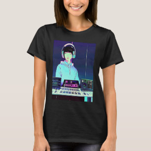 Lo fi hip hop chillhop chill beats studio aestheti T-Shirt