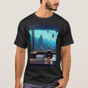 Lo fi hip hop chillhop chill beats studio aestheti T-Shirt