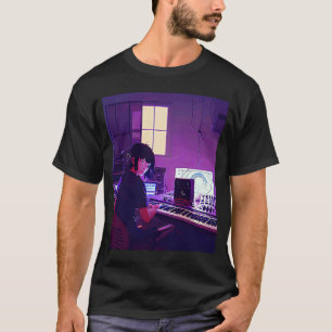 Lo fi hip hop chillhop chill beats studio aestheti T-Shirt