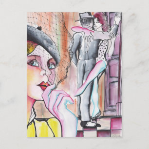 Lo han visto con otra! - Tango Postcard