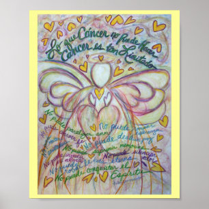 Lo que cáncer no puede hacer Angel Poster Print
