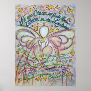 Lo que cáncer no puede hacer Angel Poster Print