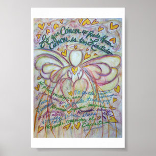 Lo que Cáncer no Puede Hacer Angel Poster Print
