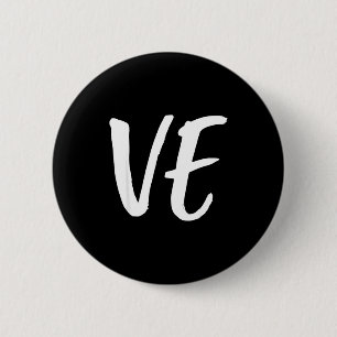 Lo Ve Love Matching Couple Husband Wife Valentine' 2 Inch Round Button