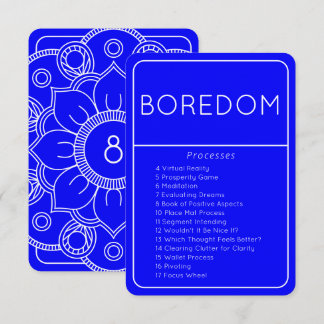 LOA Processus émotionnels Carte Bleue d'ennui