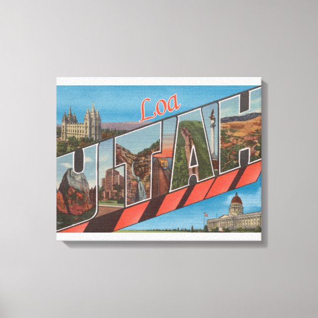 Loa, UtahLarge Letter ScenesLoa, UT Canvas Print (Front)