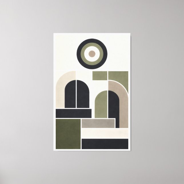 Load-Bearing Quiet Canvas Print (Front)