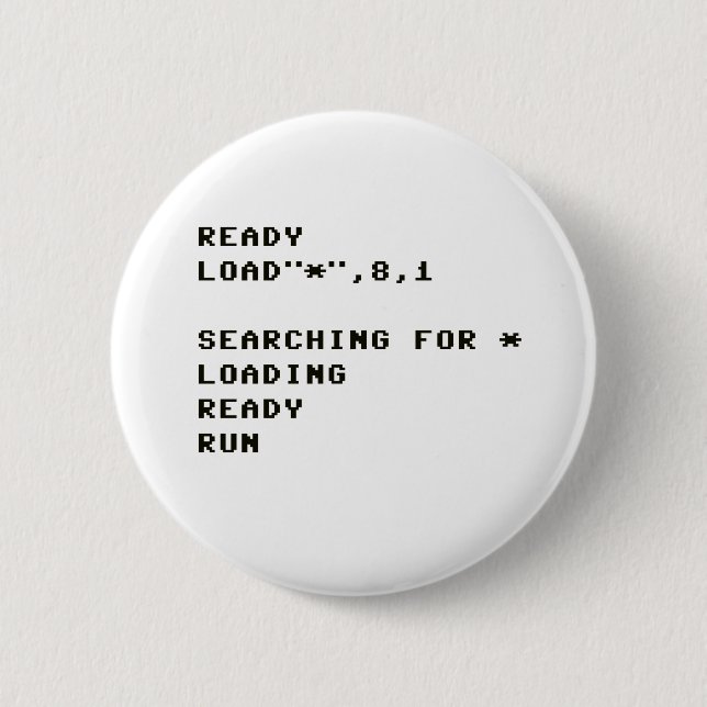 LOAD C64 2 INCH ROUND BUTTON (Front)