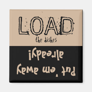 Load Unload FUNNY! Dishwasher  Magnet